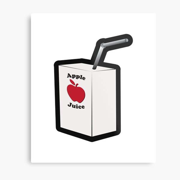 Drink Your Apple Juice Metal Print