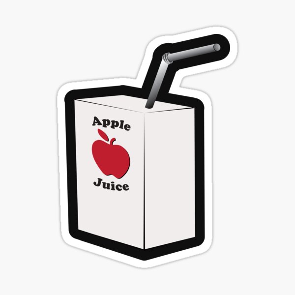 Drink Your Apple Juice Sticker