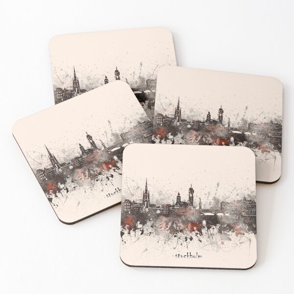 Item preview, stockholm skyline designed and sold by BekimART2.