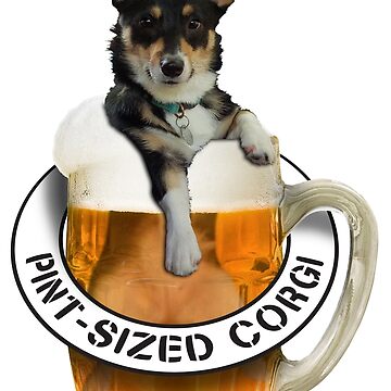 Artwork thumbnail, Mina In A Pint by Pint Sized Corgi