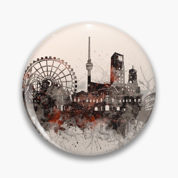 Item preview, stuttgart skyline designed and sold by BekimART2.