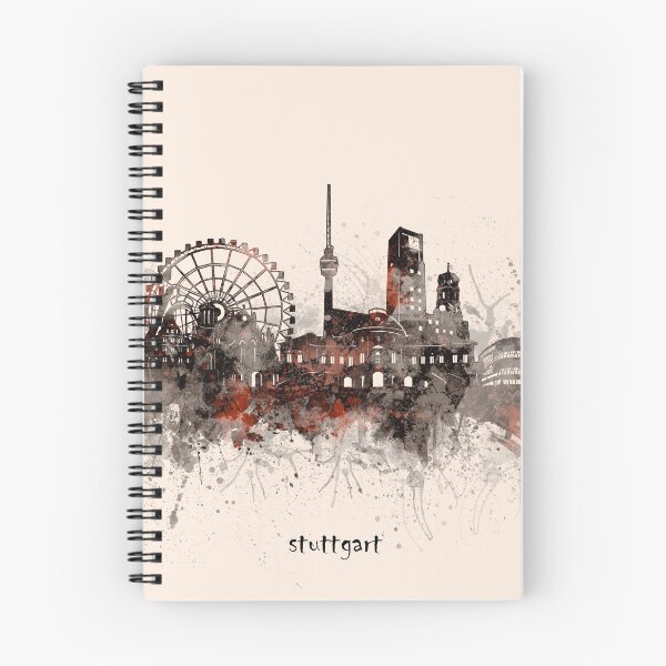 Item preview, stuttgart skyline designed and sold by BekimART2.