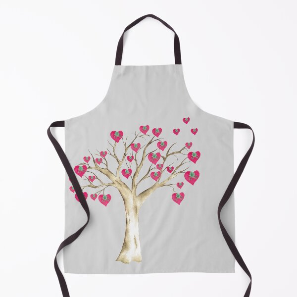 Item preview, Valentines pink hearts tree in watercolor designed and sold by latiendadearyam.