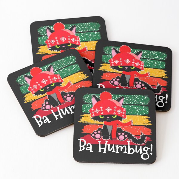 Item preview, Ba Humbug Funny Sarcastic Christmas Cat designed and sold by Tatt-Hooligans.