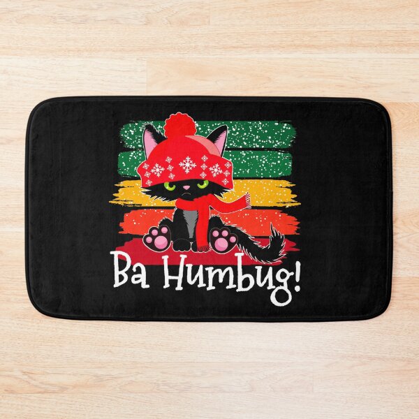 Item preview, Ba Humbug Funny Sarcastic Christmas Cat designed and sold by Tatt-Hooligans.