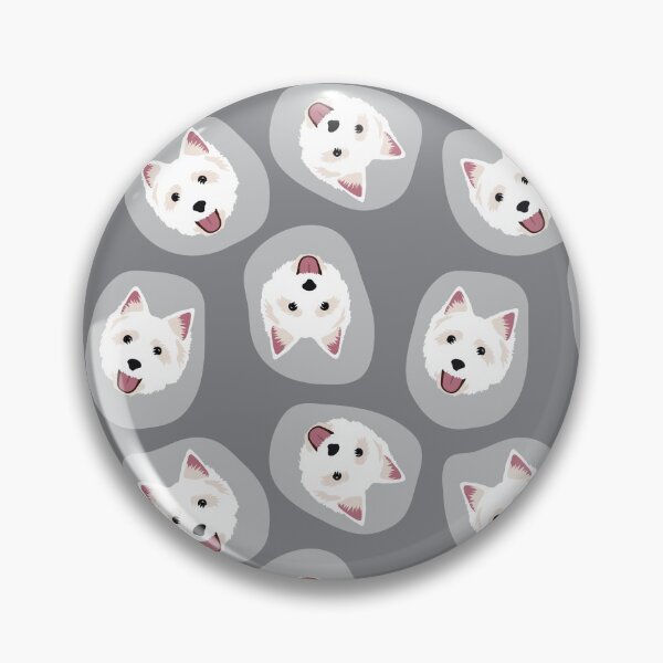 Item preview, Westie Spots - Repeating Dog Pattern designed and sold by NiceButton.