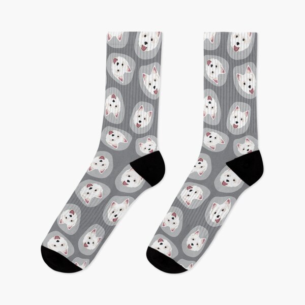 Item preview, Westie Spots - Repeating Dog Pattern designed and sold by NiceButton.