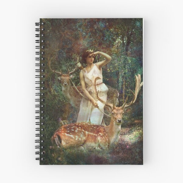 Item preview, Diana Nemorensis, Goddess of the Woodland designed and sold by BrambleAndBone.