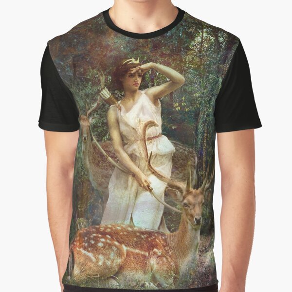 Item preview, Diana Nemorensis, Goddess of the Woodland designed and sold by BrambleAndBone.