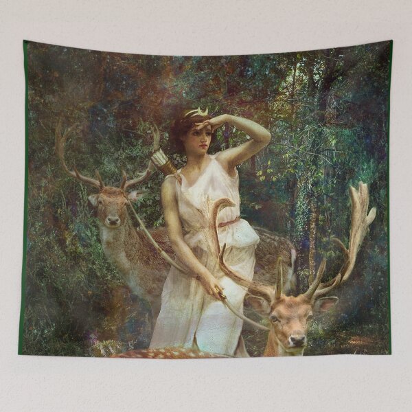 Item preview, Diana Nemorensis, Goddess of the Woodland designed and sold by BrambleAndBone.