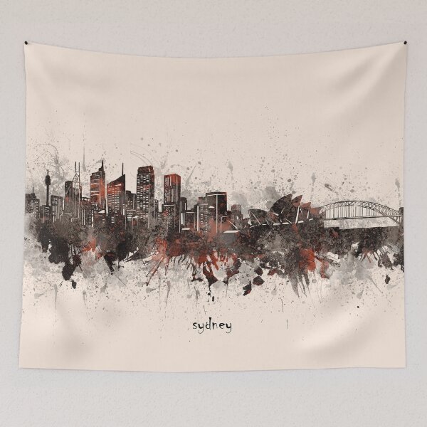 Artikelvorschau, Sydney Skyline entworfen und verkauft von BekimART2.