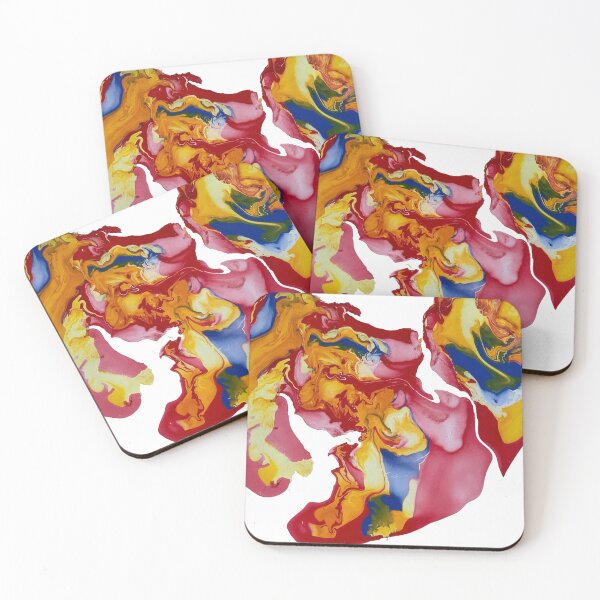 Item preview, Bright red and yellow pattern  designed and sold by faridahakim.
