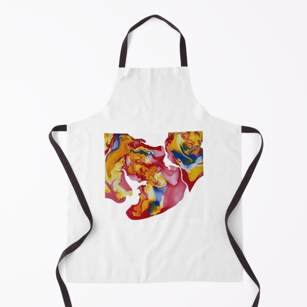Item preview, Bright red and yellow pattern designed and sold by faridahakim.