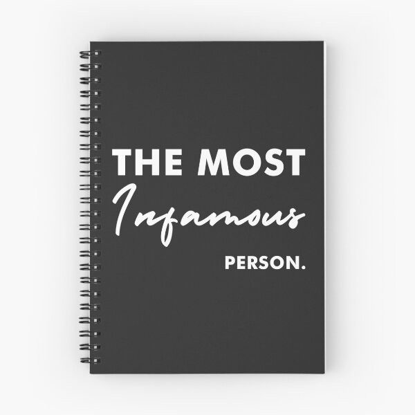 Item preview, The most infamous Person , funny gift , infamous person designed and sold by Obito-Designs.