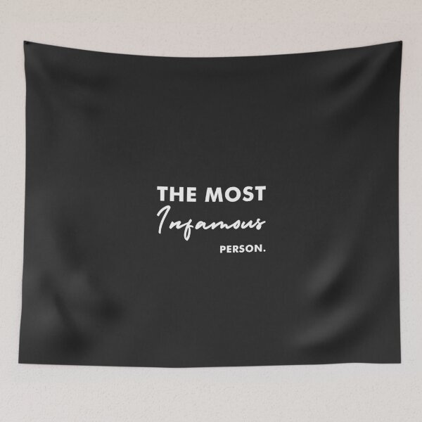 Item preview, The most infamous Person , funny gift , infamous person designed and sold by Obito-Designs.