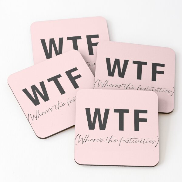 Item preview, WTF- Where's the festivities  designed and sold by Tana-B.