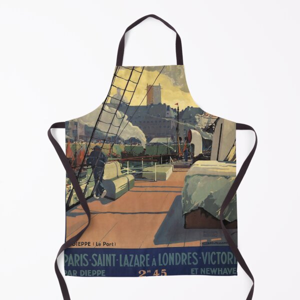 Item preview, retro classic Dieppe poster designed and sold by CorasPosters.