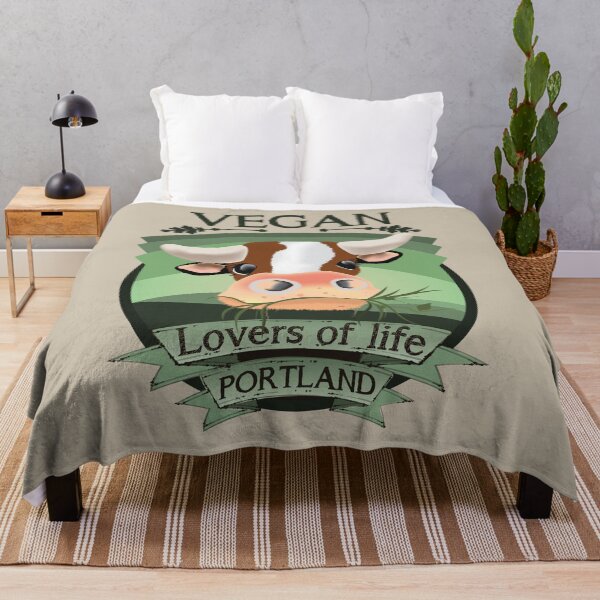 Item preview, Vegan - Lovers of life - Portland (dark lettering) designed and sold by Arteria Mix.