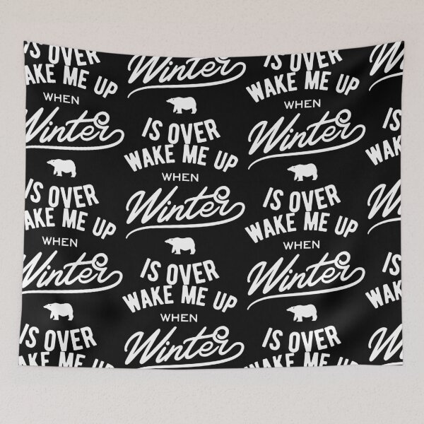 Item preview, wake me up when winter is over designed and sold by hummyteez.