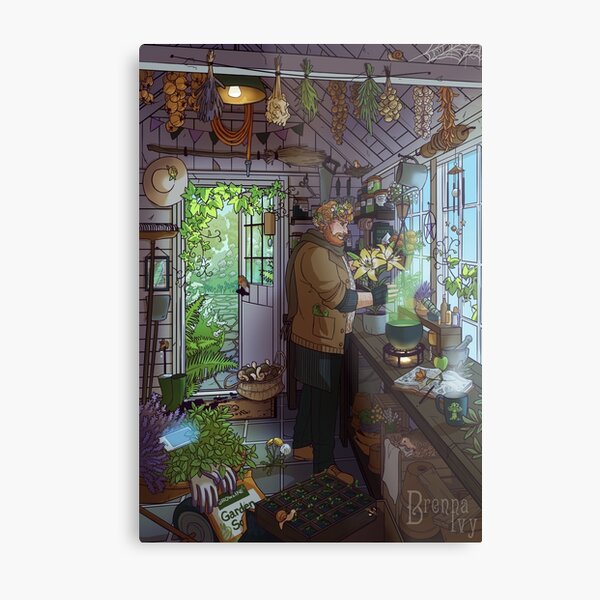 Item preview, Modern Male Witch Greenhouse designed and sold by Brenna-Ivy.