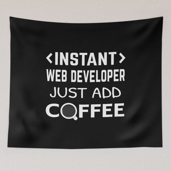Item preview, Web Developer - Instant Coffee designed and sold by GamerGetup.
