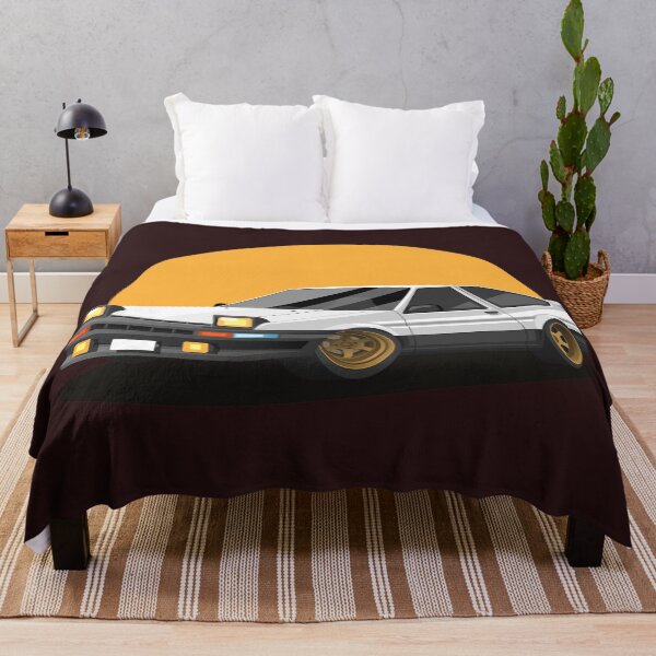 Item preview, Retro car on sunset. drift race car concept in cartoon illustration designed and sold by aryoyo.