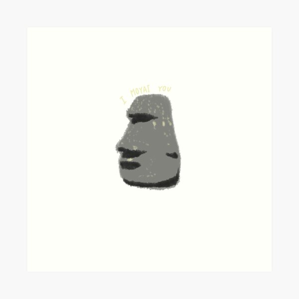 Easter Island Emoji Art Prints for Sale