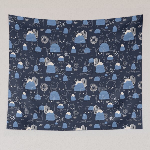 Item preview, monsters and mountains designed and sold by TATIANA OBOLDINA.