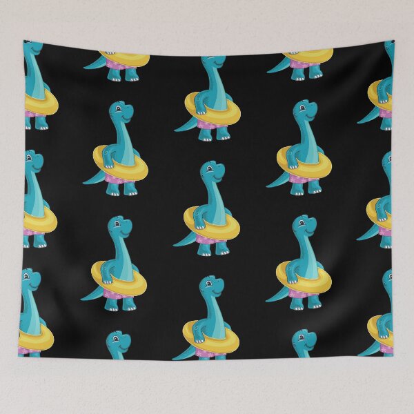 Item preview, Blue Dinosaur Emoji Pattern 10 designed and sold by kyds.