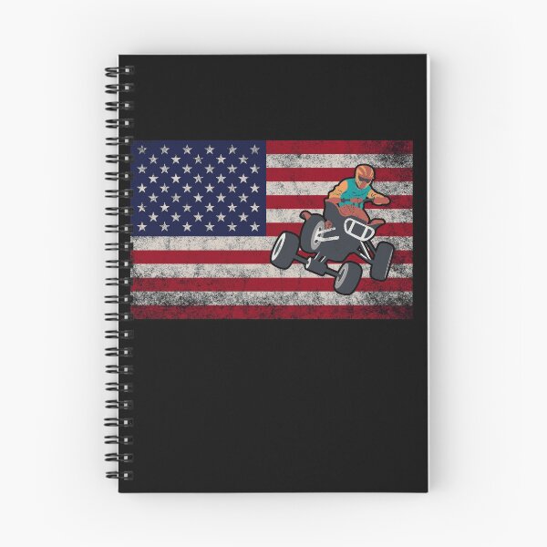 Item preview, Quad Bike America Flag - USA ATV Four wheeler designed and sold by majuga.