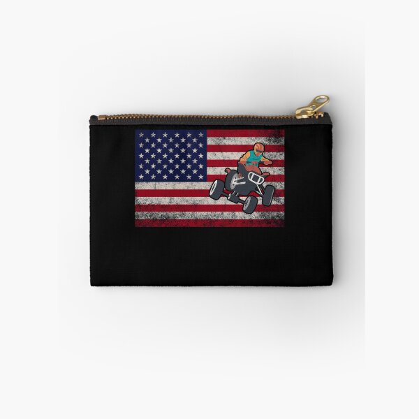 Item preview, Quad Bike America Flag - USA ATV Four wheeler designed and sold by majuga.