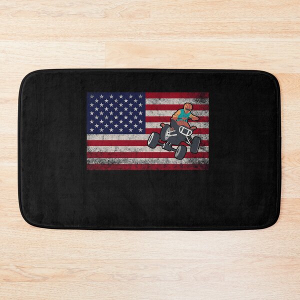 Item preview, Quad Bike America Flag - USA ATV Four wheeler designed and sold by majuga.