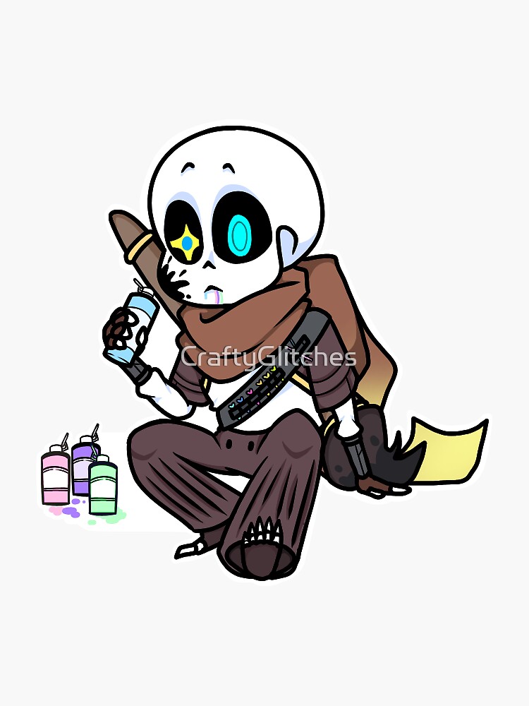 Undertale Ink Sans Sticker - Sticker Mania