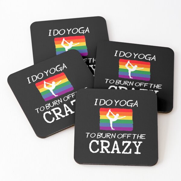 Item preview, I Do Yoga To Burn Off The Crazy - Dancer Pose designed and sold by SimpleUniverse.