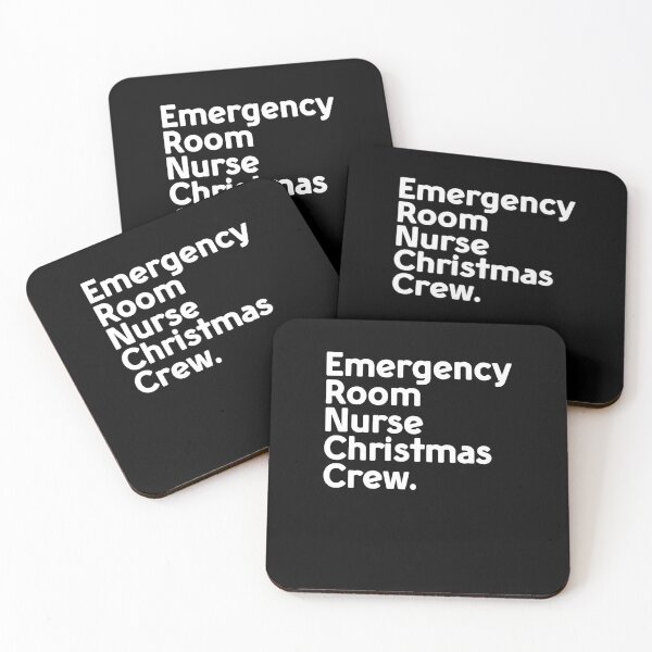 Item preview, Emergency Room Nurse Christmas Crew designed and sold by taddd.