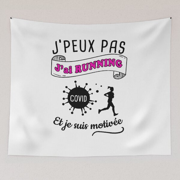 Aperçu de l'œuvre Running drôle femme créée et vendue par Catcrea.