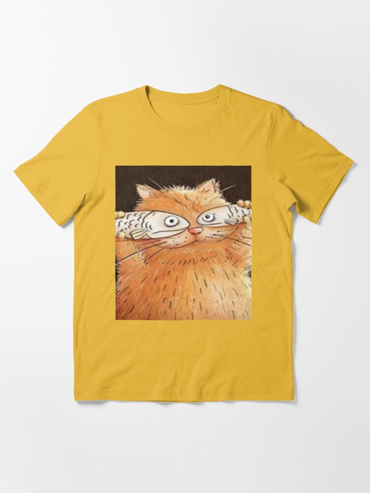 We Have Different Idea of Friendship Naughty Cat and Fish T-shirt