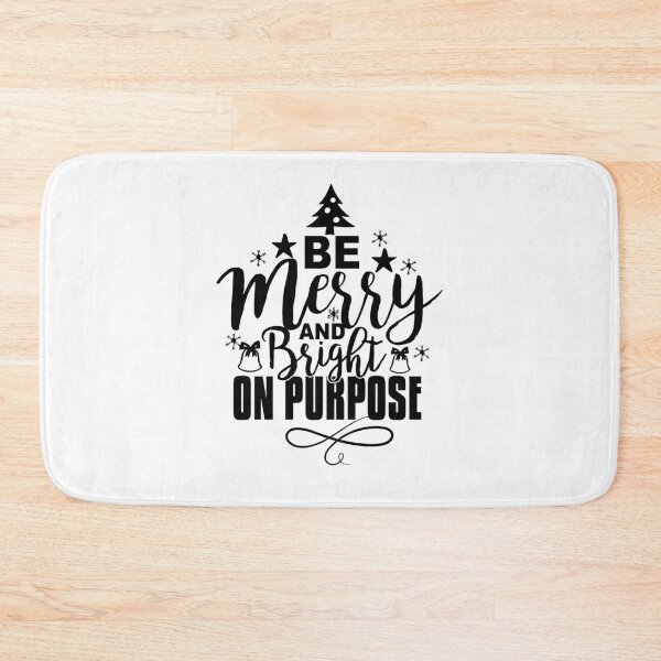 Item preview, Be Merry And Bright On Purpose, Christmas designed and sold by OnPurposeMarket.