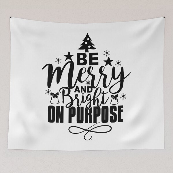 Item preview, Be Merry And Bright On Purpose, Christmas designed and sold by OnPurposeMarket.