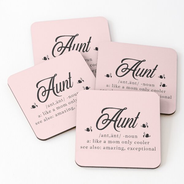 Item preview, Aunt Like A Mom Only Cooler designed and sold by ThreadsNouveau.