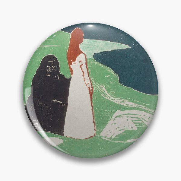 Aperçu de l'œuvre Deux femmes sur la rive (1898) par Edvard Munch. créée et vendue par SFTStudio.