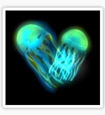Glowing Jellyfish Sticker