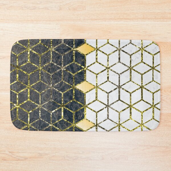 Item preview, Black And White Marble Gradient Cubes designed and sold by crimsontreasure.