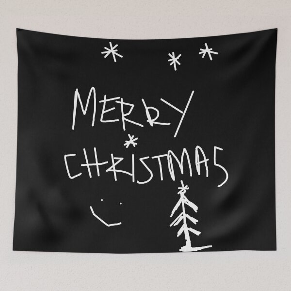 Item preview, merry christmas personalized hand drown sketch designed and sold by WOWSOMETHINGNEW.