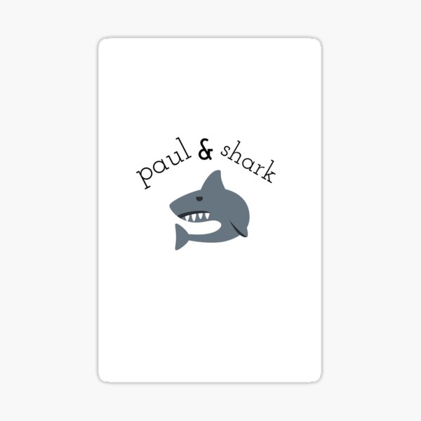  paul and  shark Sticker