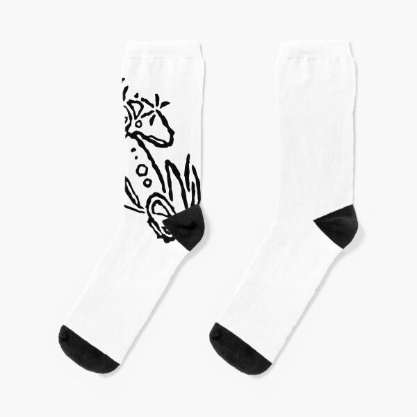 pictogram 8 in black Socks