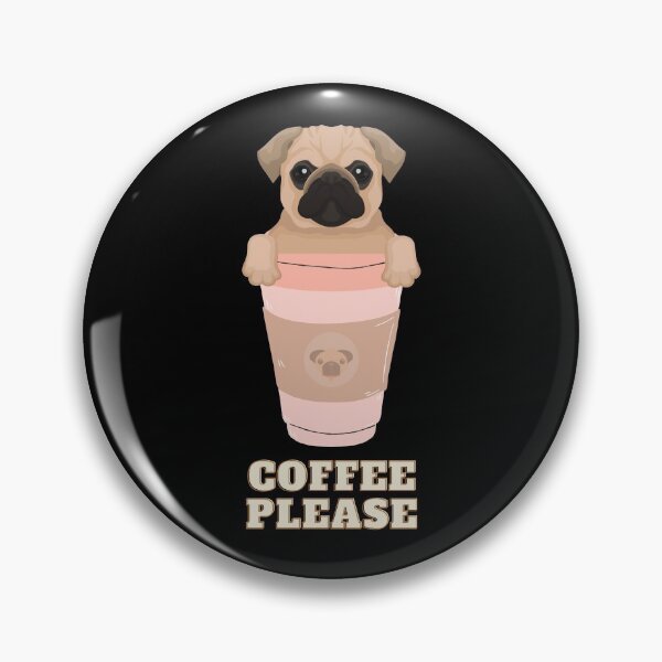 Artikelvorschau, Mops Kaffee bitte entworfen und verkauft von devilmaycorp.