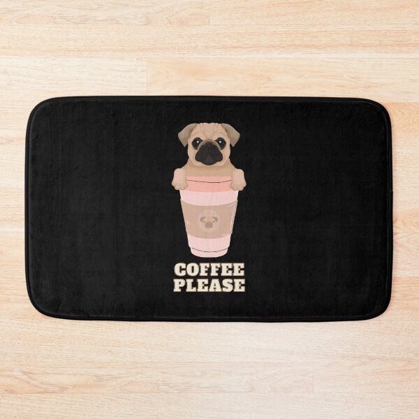 Item preview, Pug Coffee Please designed and sold by devilmaycorp.