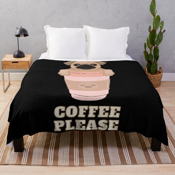 Item preview, Pug Coffee Please designed and sold by devilmaycorp.