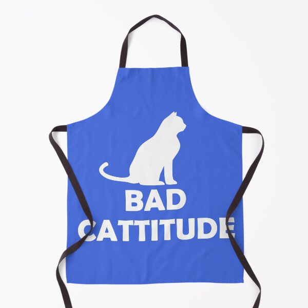 Item preview, Bad Cattitude Royal Blue designed and sold by LJWDesigns.